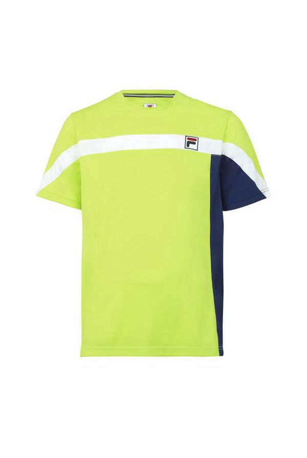 Tops Fila Hombre Verde Claro / Azul Marino / Blancas - Plr Crew - España 390745JXQ